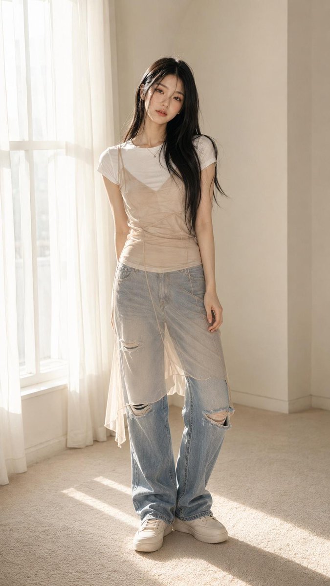Korean Editorial Fashion Portrait example 2