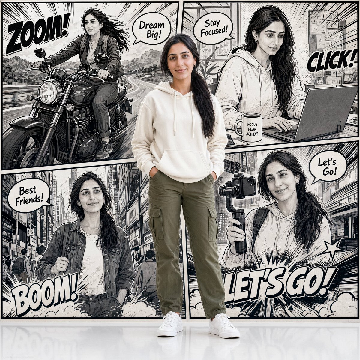 Comic / Storyboard - Hybrid Photo-Comic Illustration - Image 1