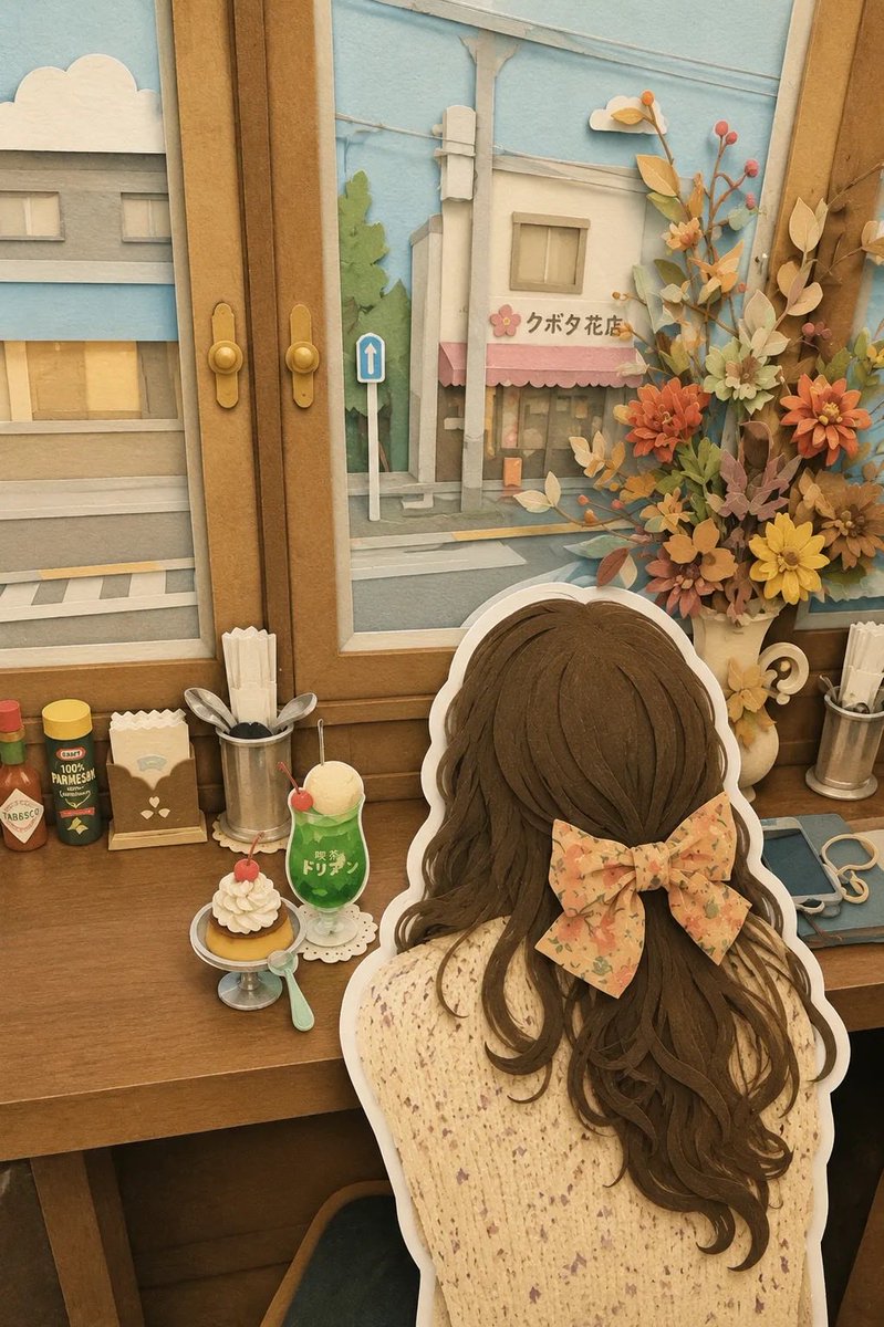 Japanese Paper Craft Art Scenes example 2