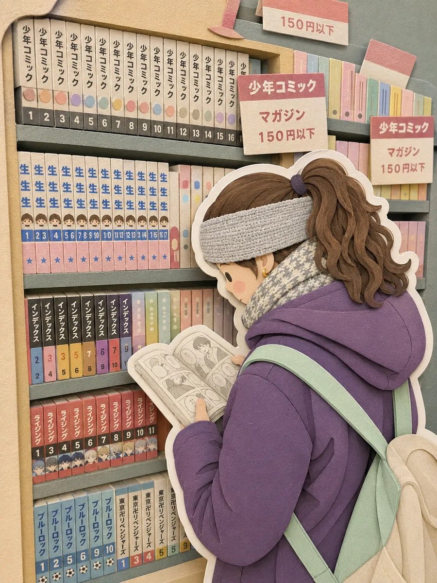 Japanese Paper Craft Art Scenes example 3