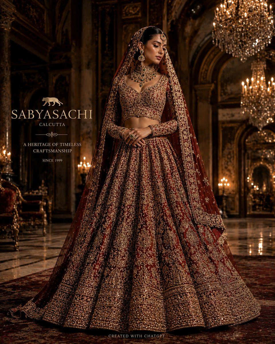 Infographic / Edu Visual - Luxury Bridal Fashion Empire Poster - Image 1