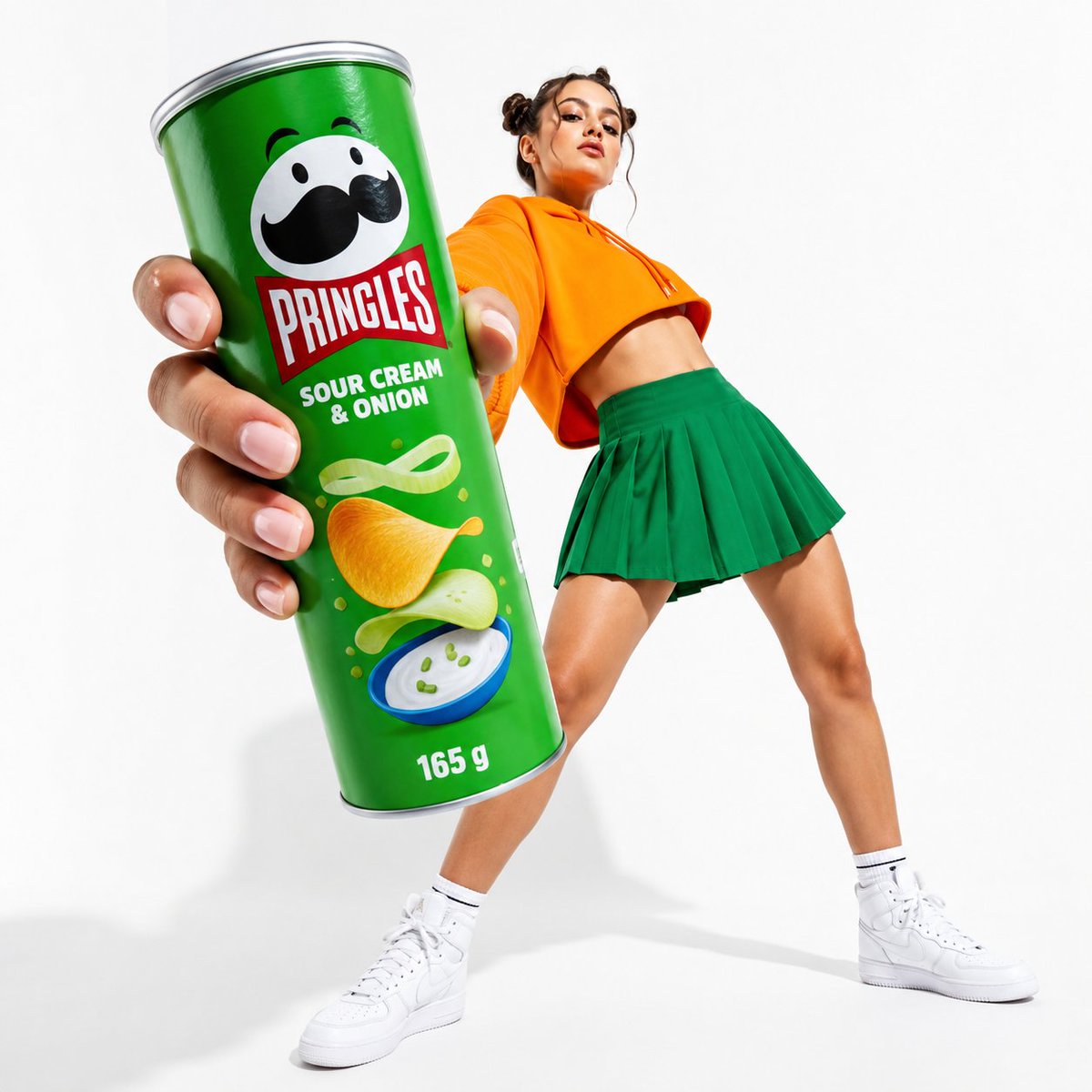 E-commerce Main Image - Oversized Pringles Fashion Ad - Image 1