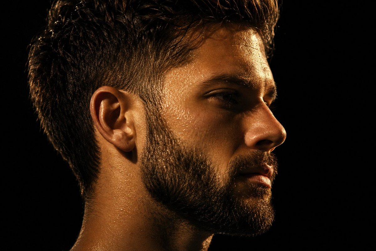 Profile / Avatar - Chiaroscuro Mullet Profile Portrait - Image 1