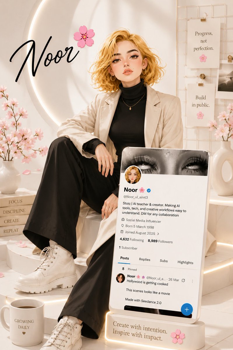 Social Media Post - Luxury Influencer Branding Poster - Image 1