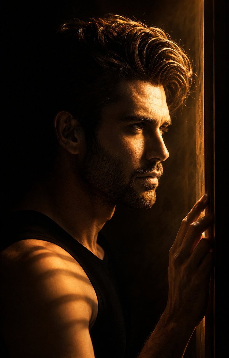 Profile / Avatar - Low-Key Masculine Portrait - Image 1