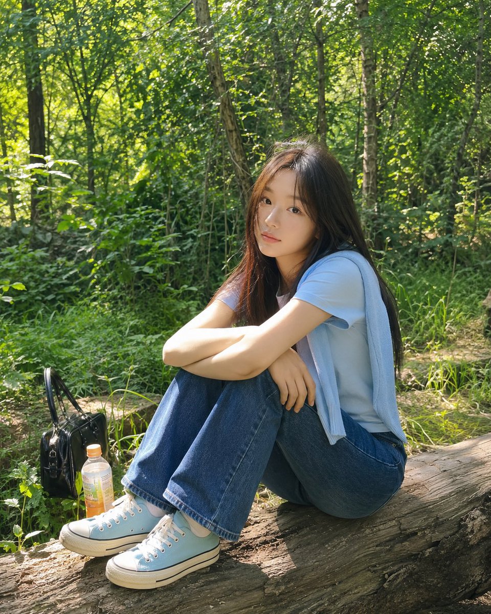 Social Media Post - Summer Forest Lifestyle Portrait - Image 1