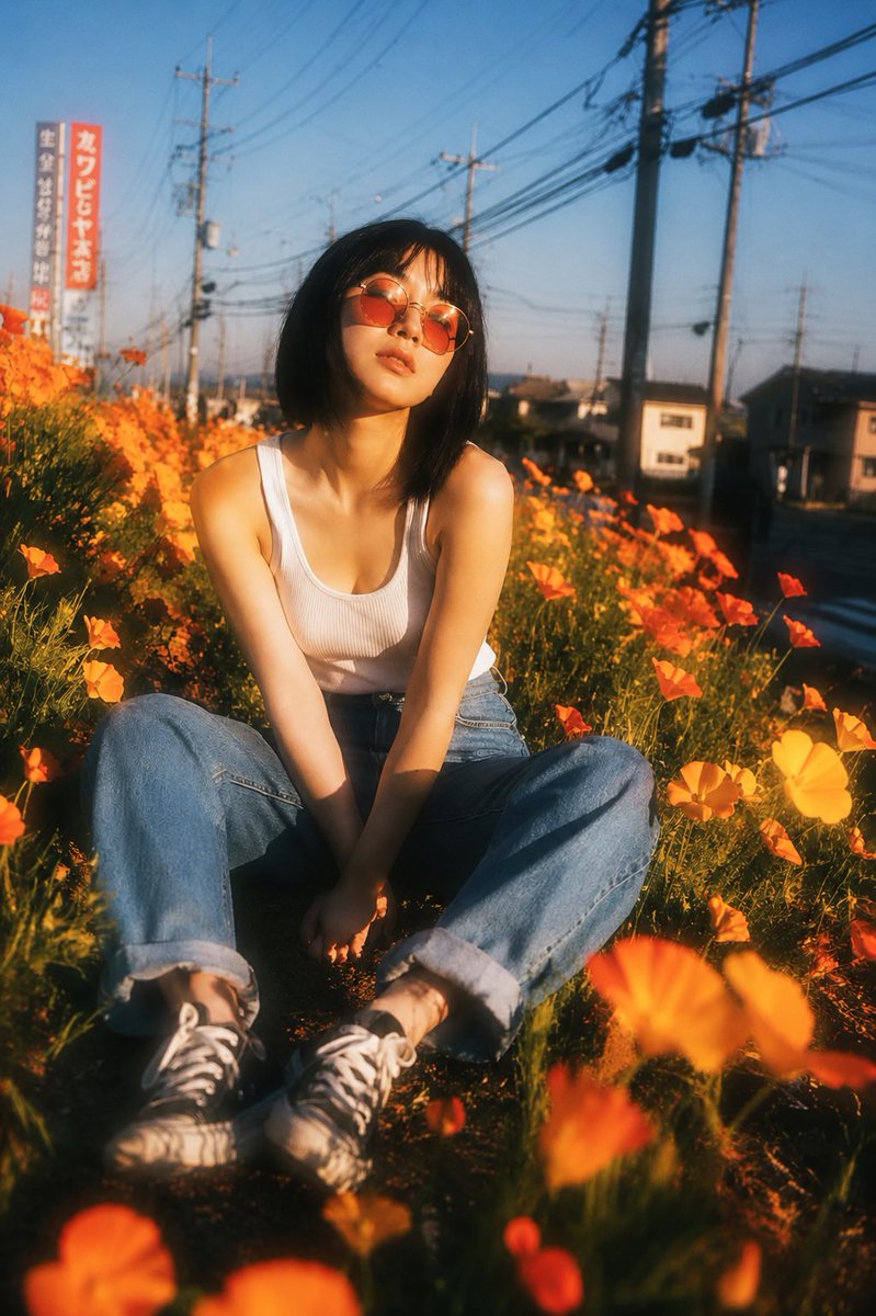 Nostalgic Japanese Suburban Portrait