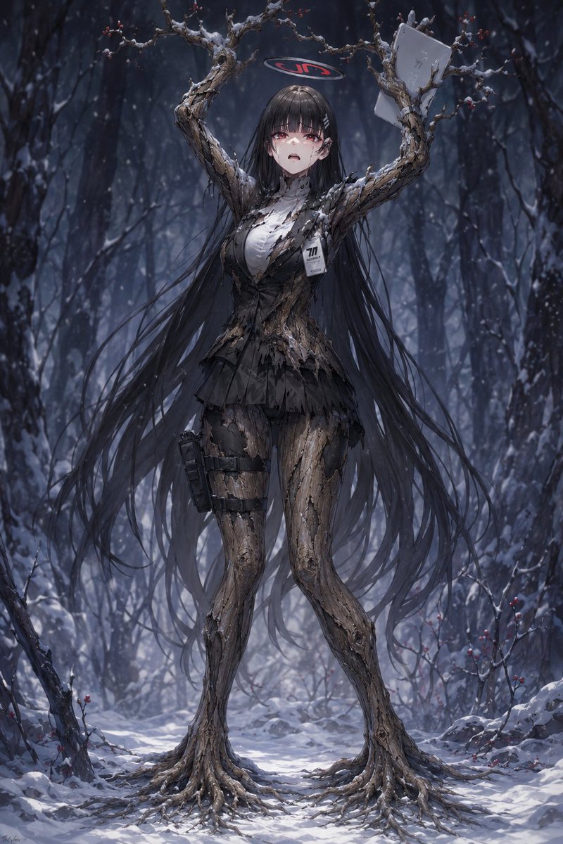 Comic / Storyboard - Snow Forest Tree Girl - Image 1