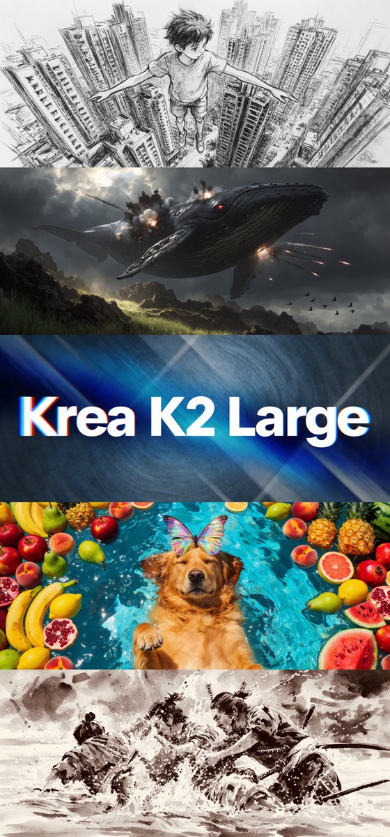 Infographic / Edu Visual - Krea K2 Large Five-Panel Showcase - Image 1