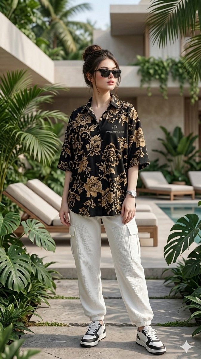 Sample output image for Luxury Resort Fashion Portrait