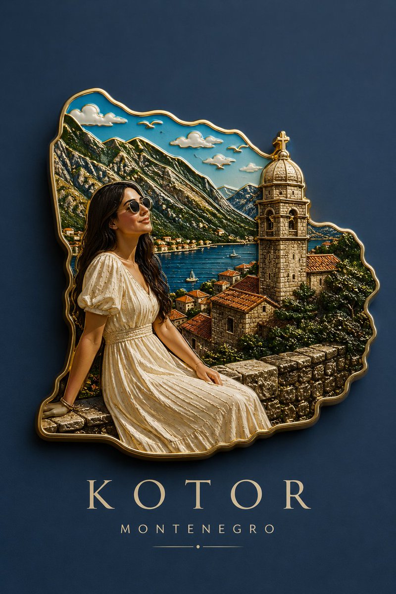 E-commerce Main Image - Handmade Enamel Souvenir Magnet - Image 2