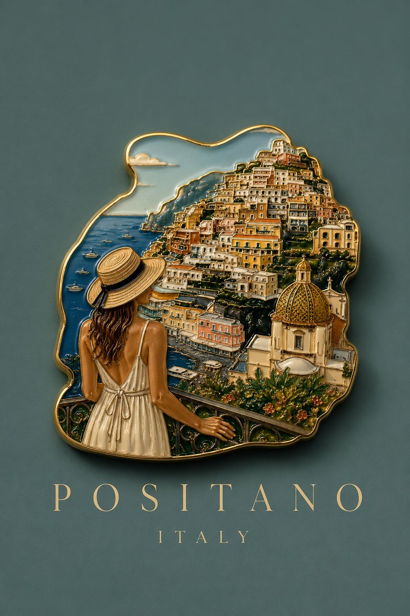 E-commerce Main Image - Handmade Enamel Souvenir Magnet - Image 3