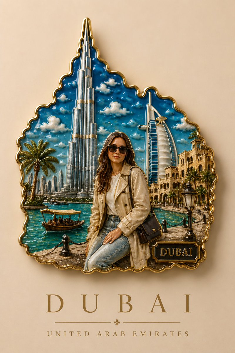 E-commerce Main Image - Handmade Enamel Souvenir Magnet - Image 4