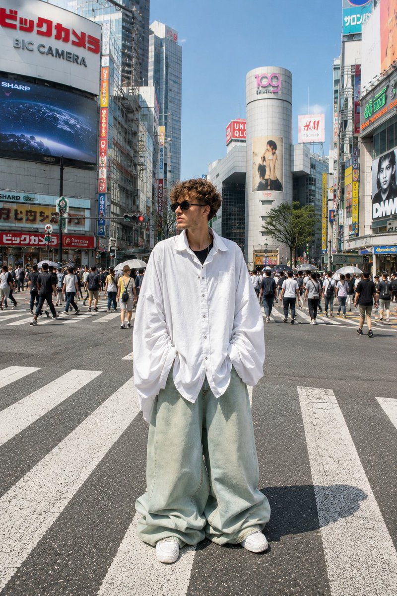 Tokyo Shibuya Streetwear Portrait