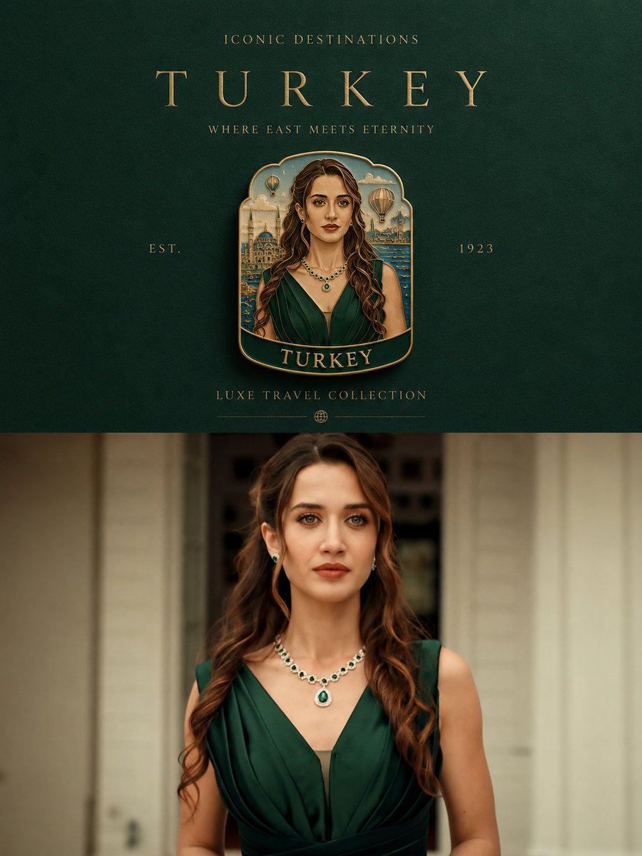 Luxury Travel Poster Transformation example 2