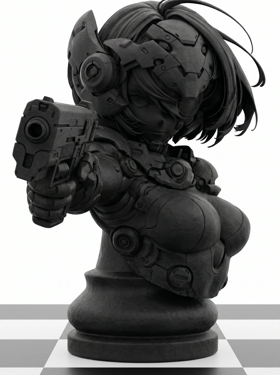 Character to Chess Piece Transformation example 2