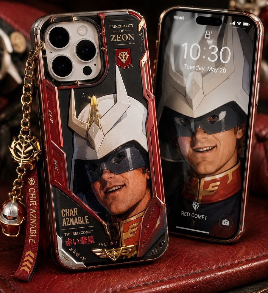 Maquette de coque de smartphone Mecha de luxe