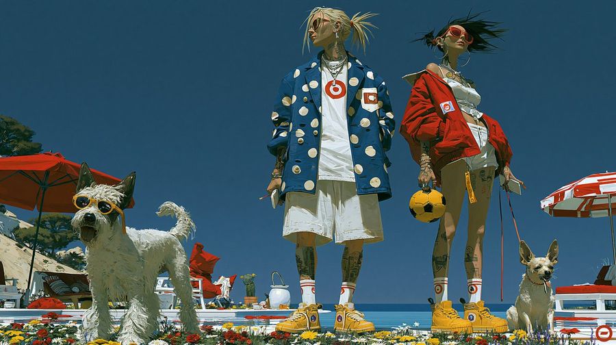 Duo Streetwear Red Peaks Beach