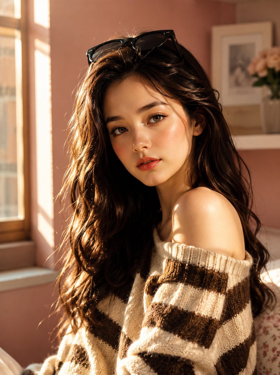 Korean Beauty Lifestyle-Porträt