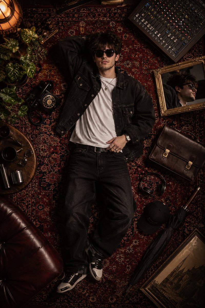Luxury Fashion Editorial Flat Lay