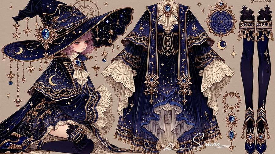 Scheda Outfit Strega Celestiale