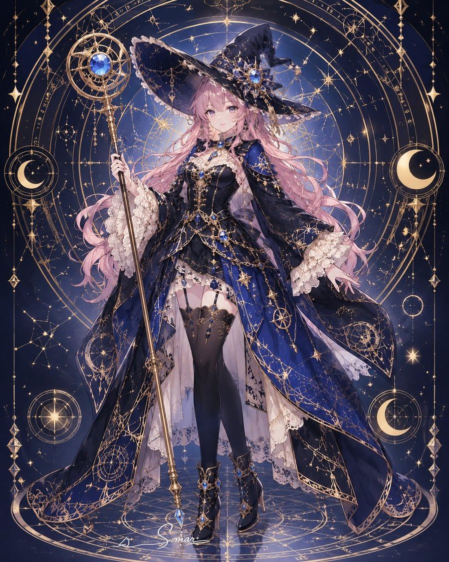 Atuendo de Hechicera Celestial