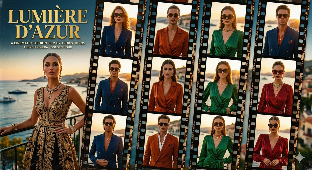 French Riviera Fashion Film Poster