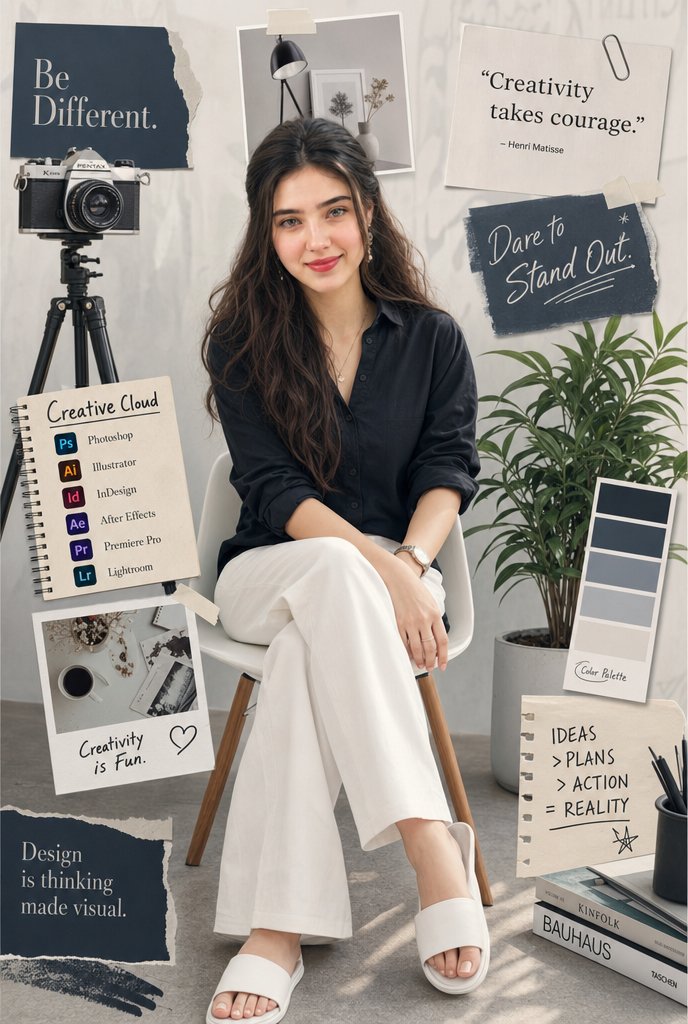 Creative Studio Portrait Mood Board