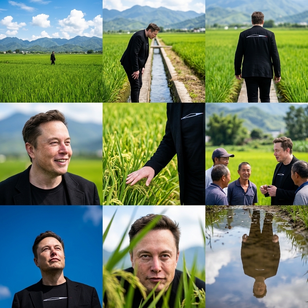 Infographic / Edu Visual - Rural Fields Multi-Perspective Grid - Image 1
