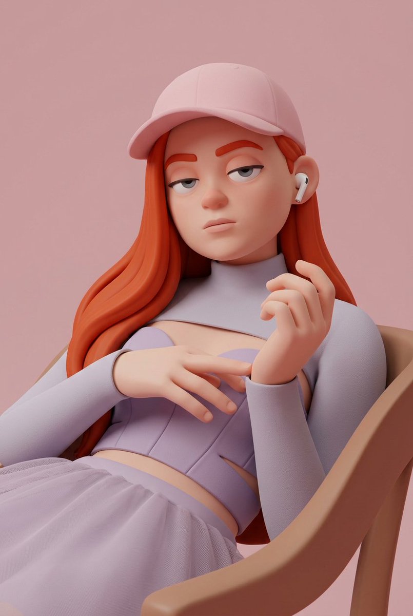 Sample output image for Minimalist 3D Character Style Transfer