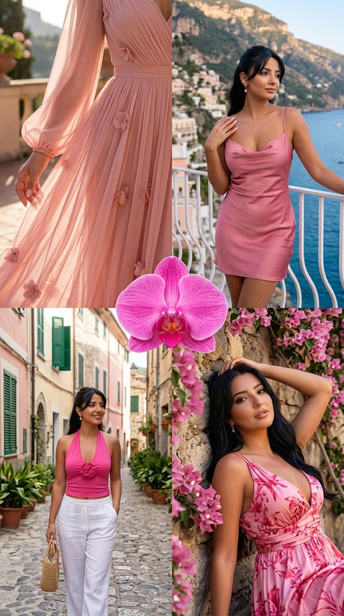 Sample output image for Summer Fashion Grid Moodboard