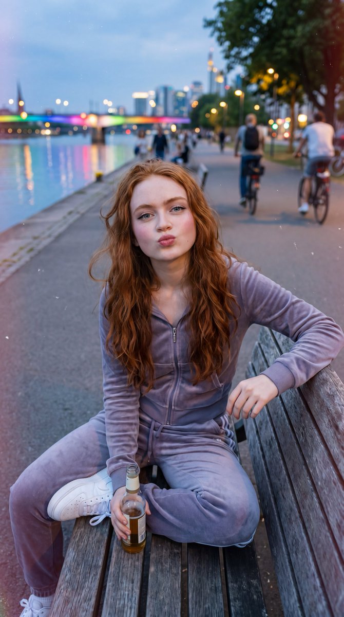 Sample output image for Realistic Redhead Lifestyle Portrait