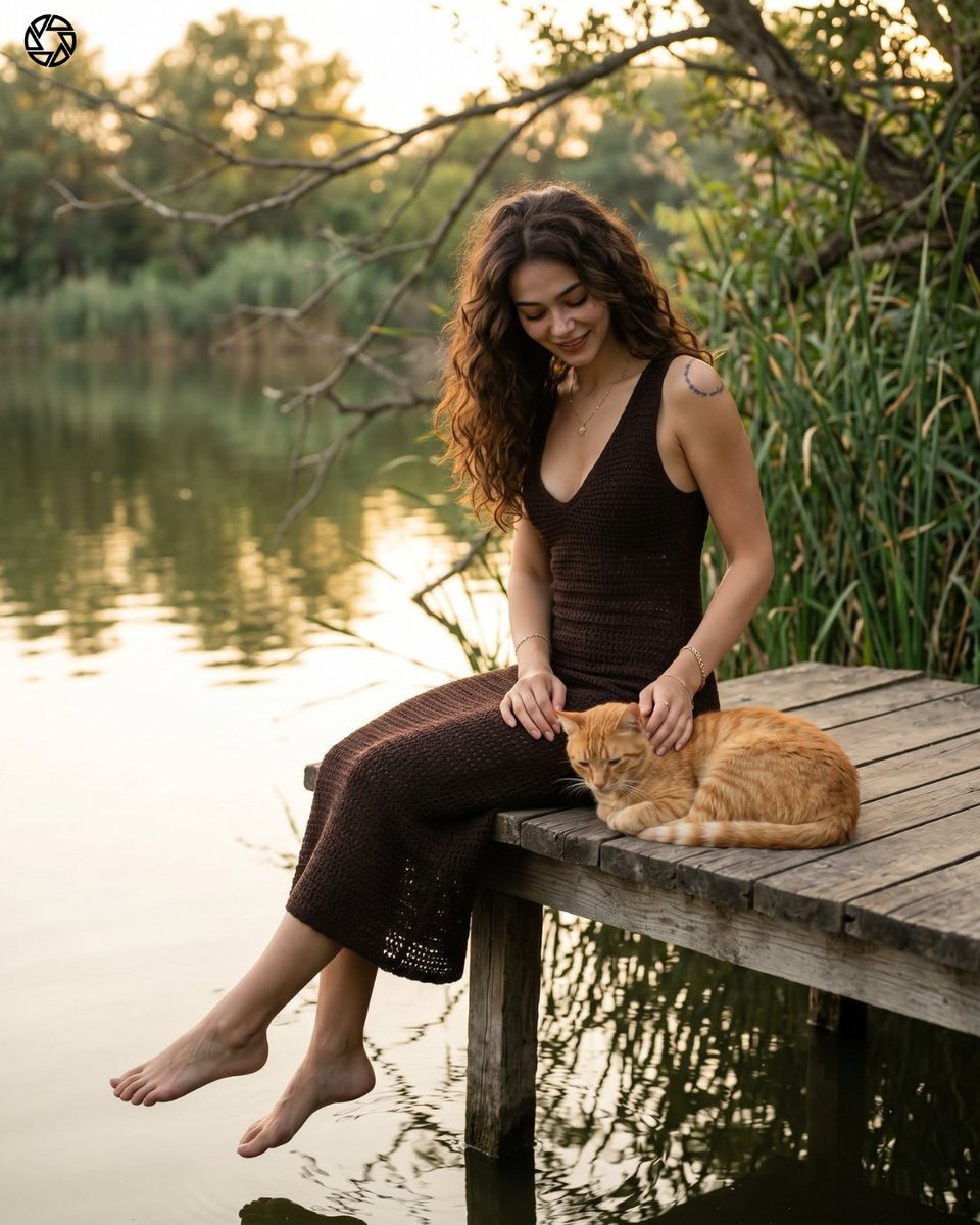 Sample output image for Lakeside Portrait Identity Swap