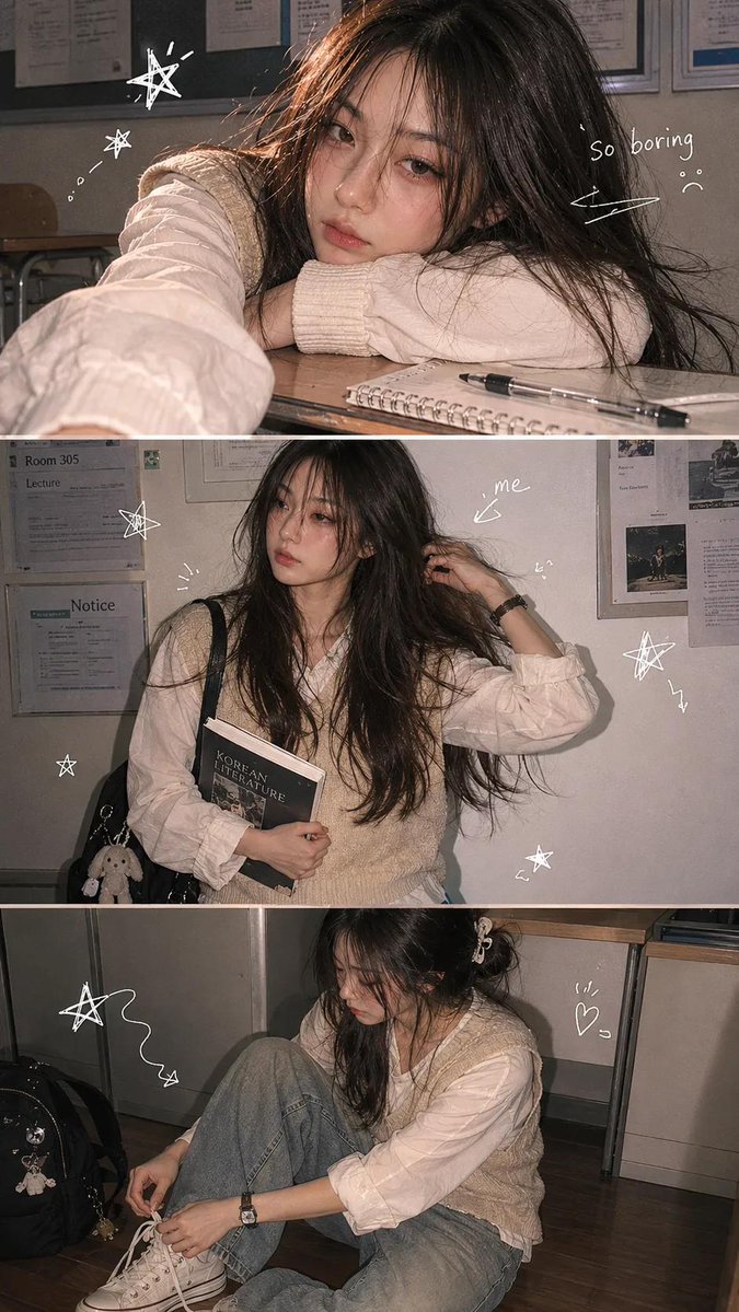 Korean Y2K Photo Strip Aesthetic example 2