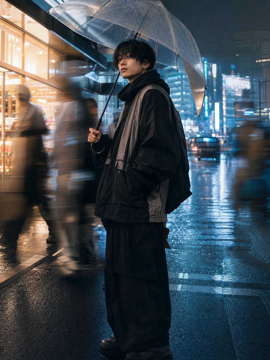Shibuya Rainy Night Street Snap