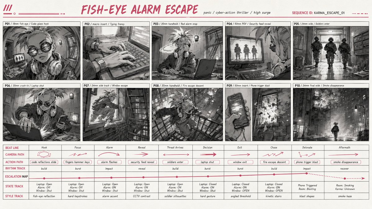 Cinematic Storyboard Project Card