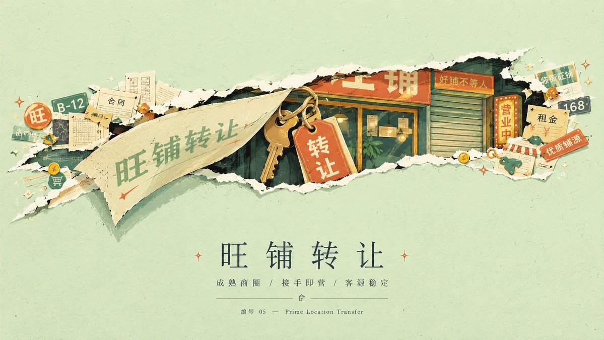 Paper Tear Flat Illustration Poster example 2