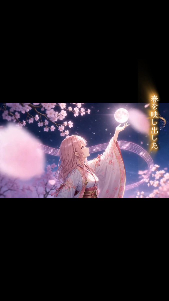 Sakura Moon Anime MV Still