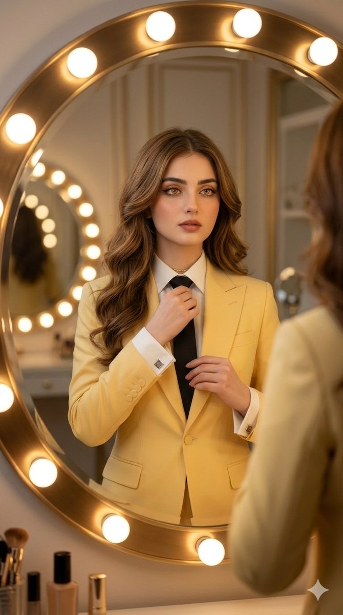 Sample output image for Vanity Mirror Fashion Portrait