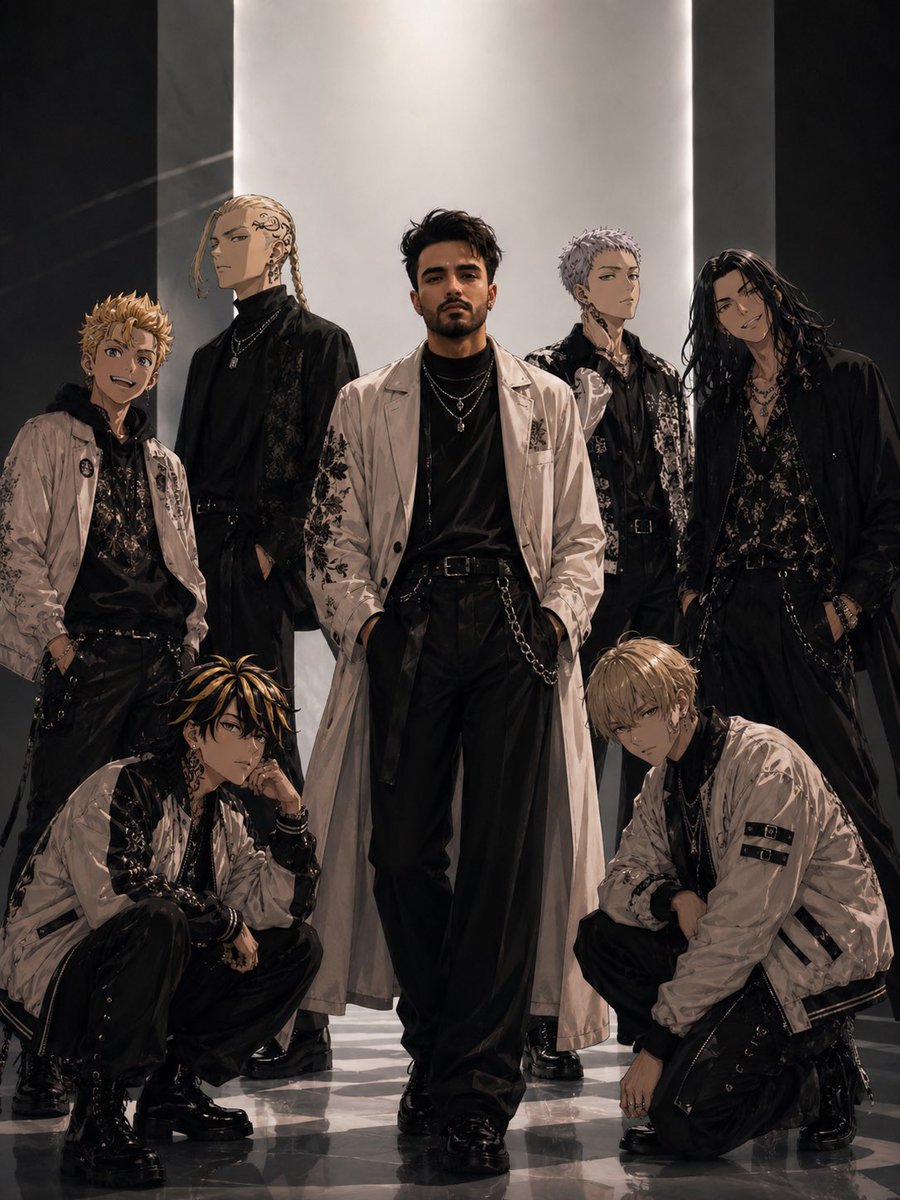 AI-промпт: Tokyo Streetwear Anime Leader Portrait