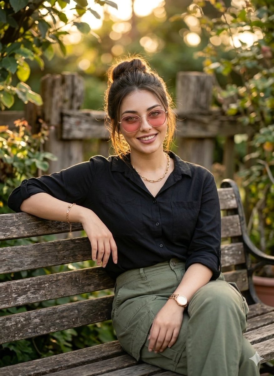 Sample output image for Golden Hour Lifestyle Portrait