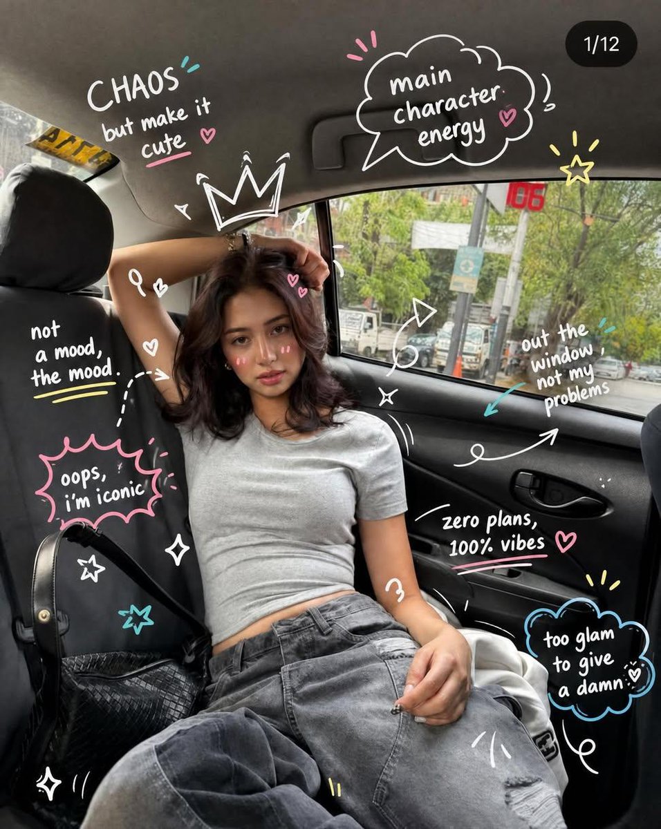 Social Media Post - Trendy Car Interior Portrait - Image 1