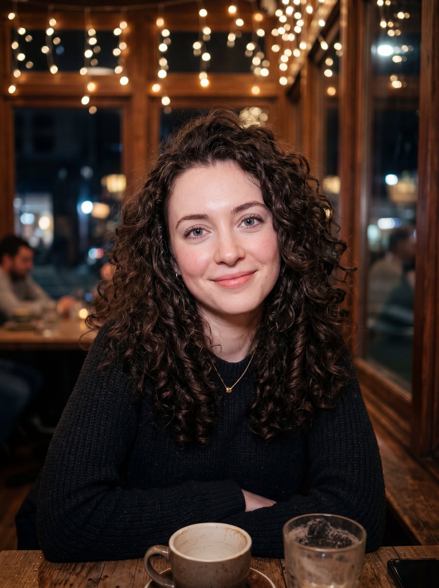 Profile / Avatar - Cozy Night Café Portrait - Image 2