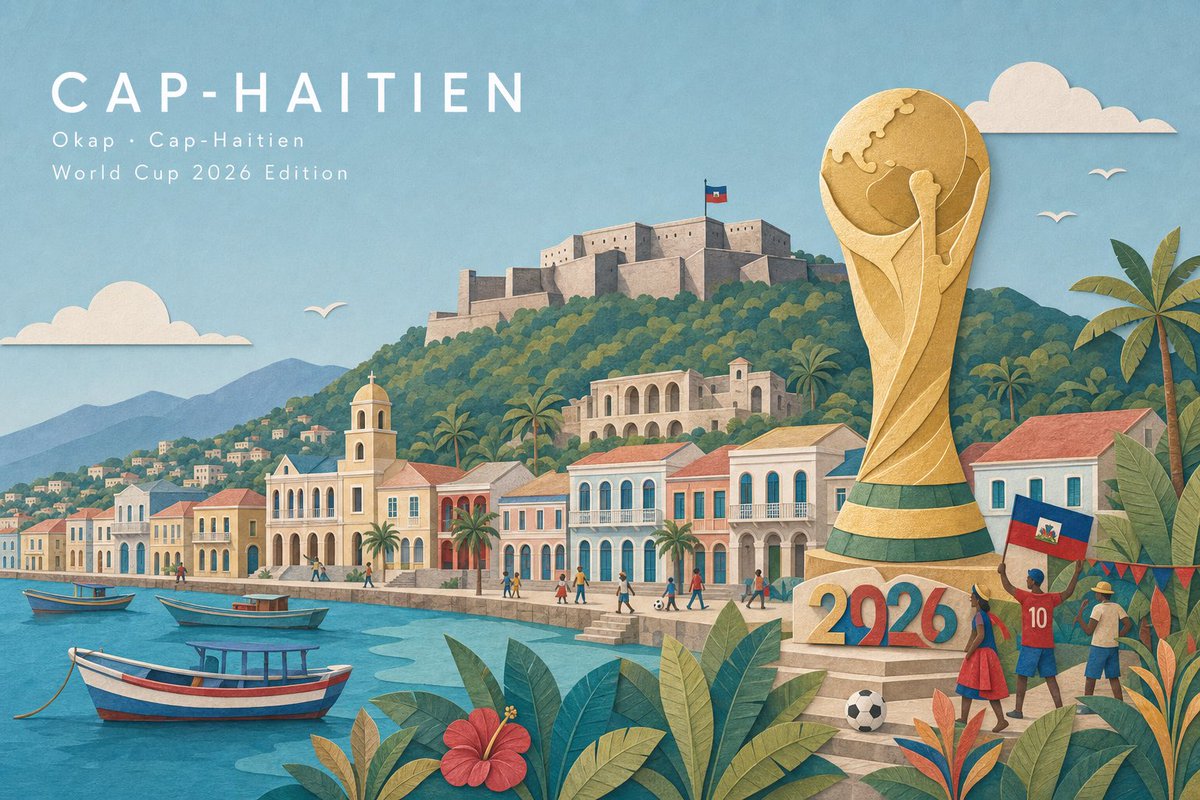 Poster / Flyer - Haitian Football Poster Panorama - Image 2