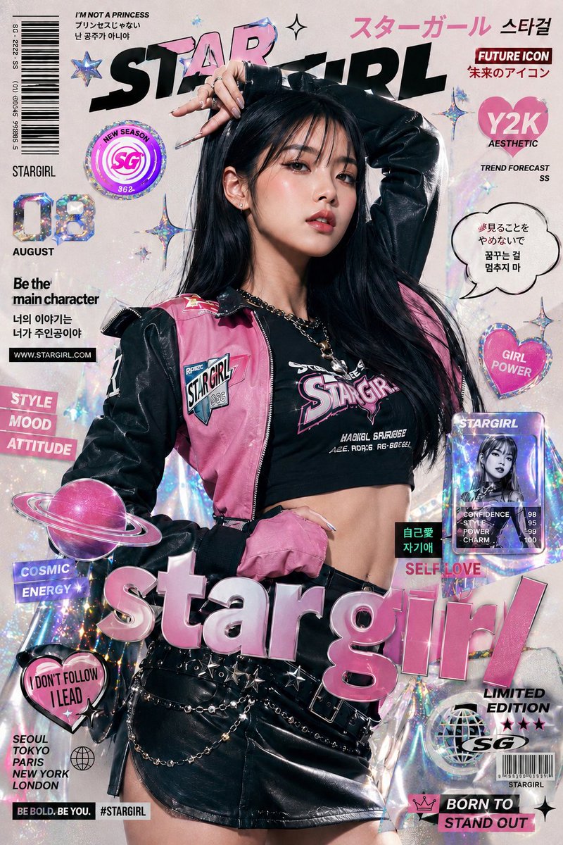K-Fashion Pop-Art Editorial Poster example 3