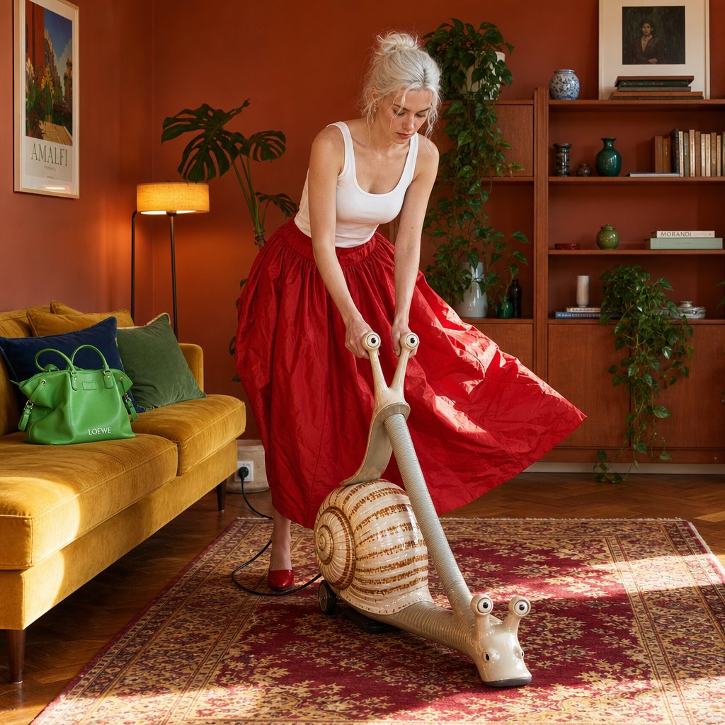 Vintage Sofa Fashion Editorial example 2