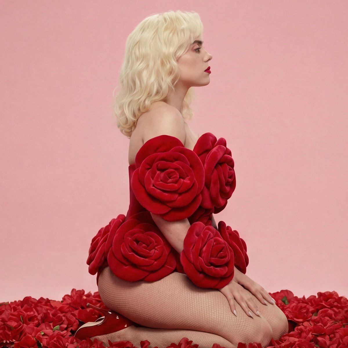 Profile / Avatar - Red Rose Glamour Fashion Editorial - Image 2