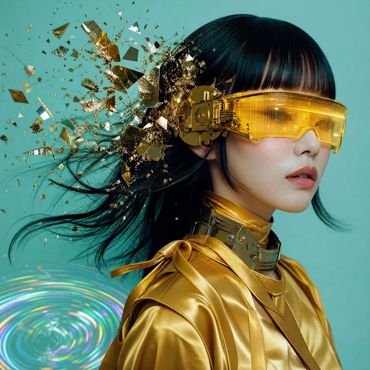 Social Media Post - Editorial Portrait with Asymmetrical Composition - Image 1