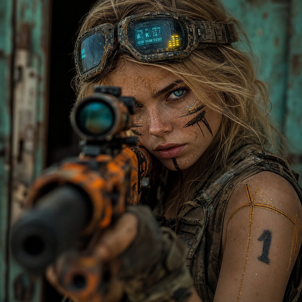 Game Asset - Hyper-Realistic Cinematic Rifle Portrait - Image 1