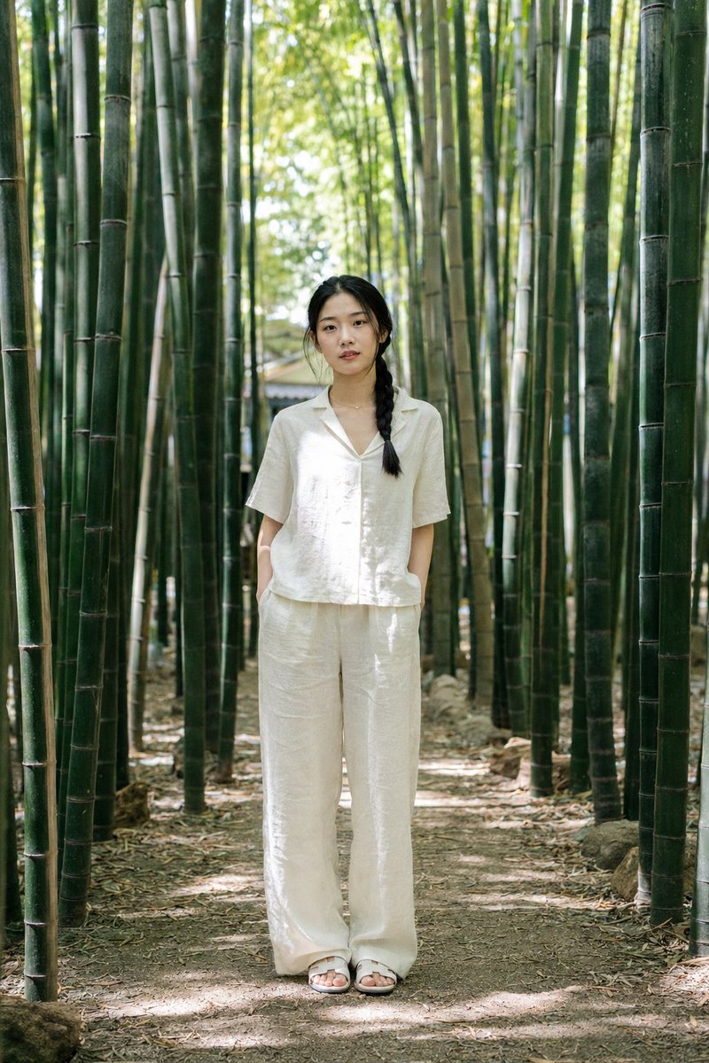 Social Media Post - Suzhou Garden Bamboo Path Portrait - Image 1